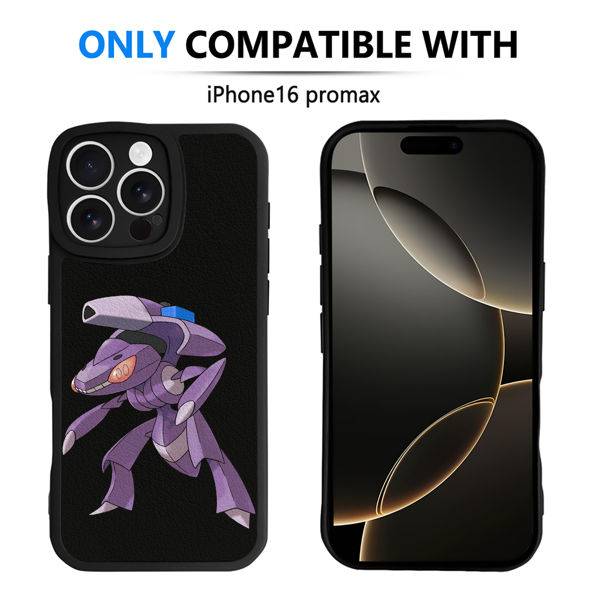 （画像用） ポケットモンスター Pokémon 【iPhone 16シリーズ対応】シリコンスマホケース（レザー調） 材質：シリコン